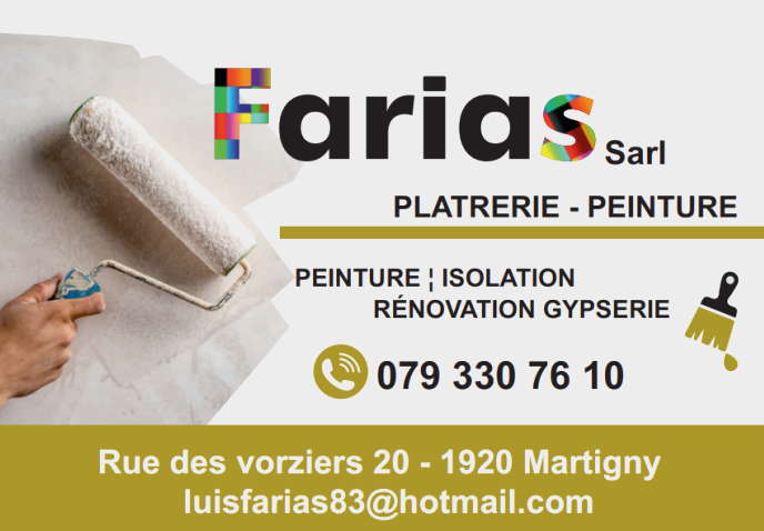 Farias Plâtrerie-peinture Sàrl