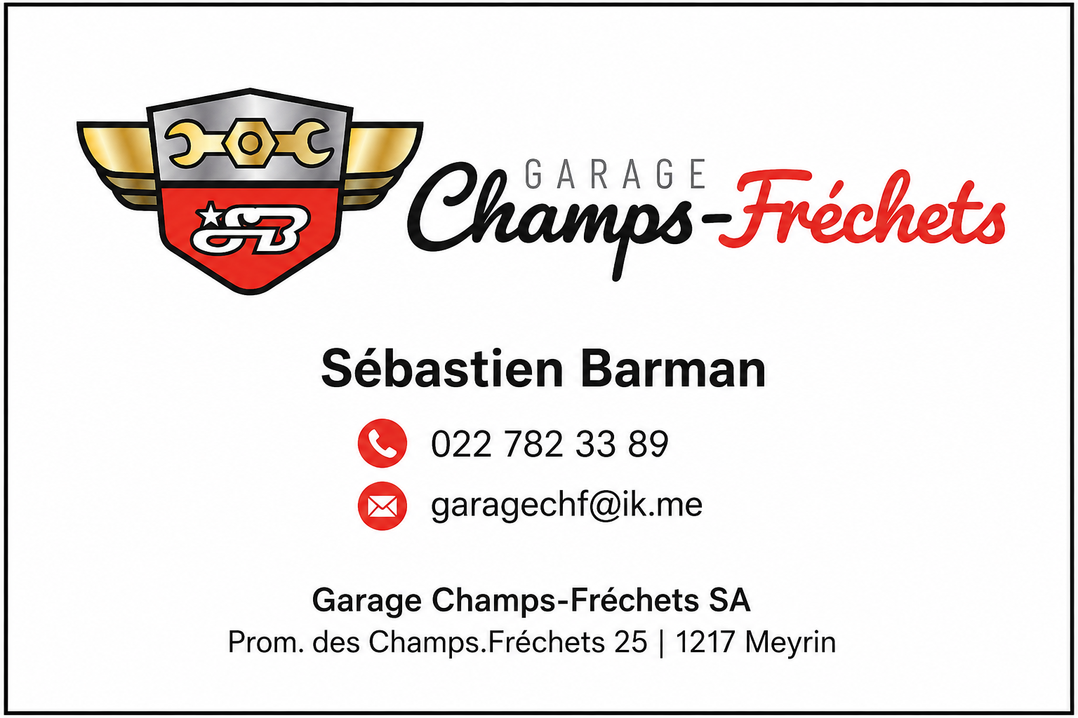 Garage Champs-Fréchets SA