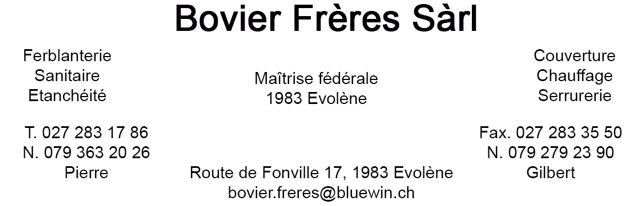 Bovier Frères Sàrl