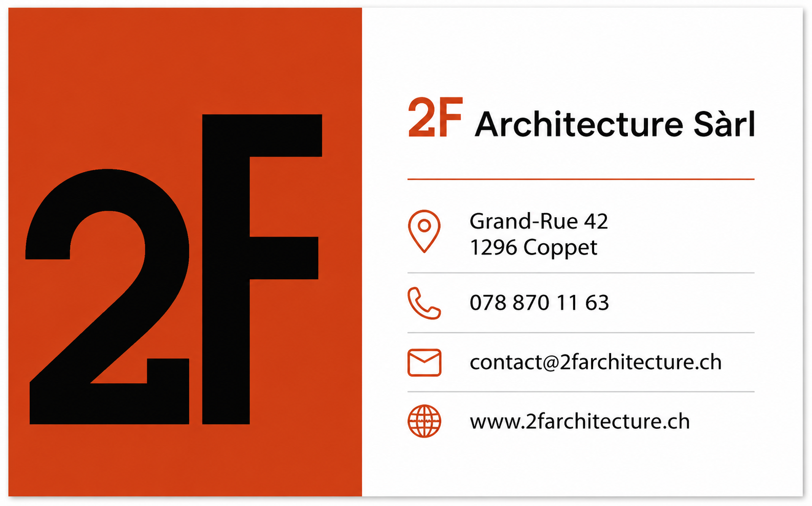 2F Architecture Sàrl
