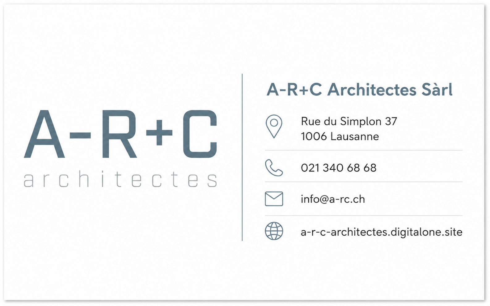 A-R+C Architectes Sàrl