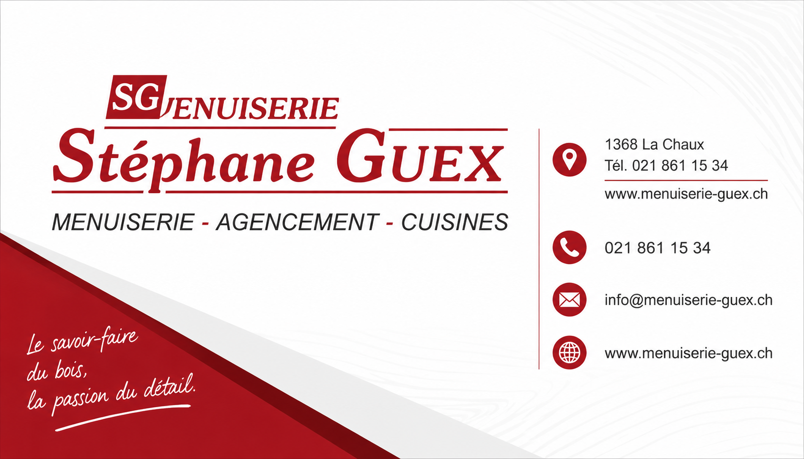 Menuiserie Stéphane Guex Sàrl